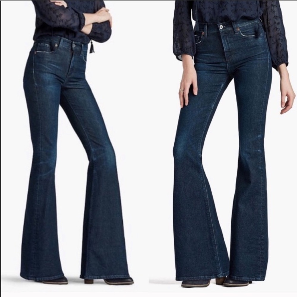 NWT Lucky Brand 70’s Inspired High Waist Flares